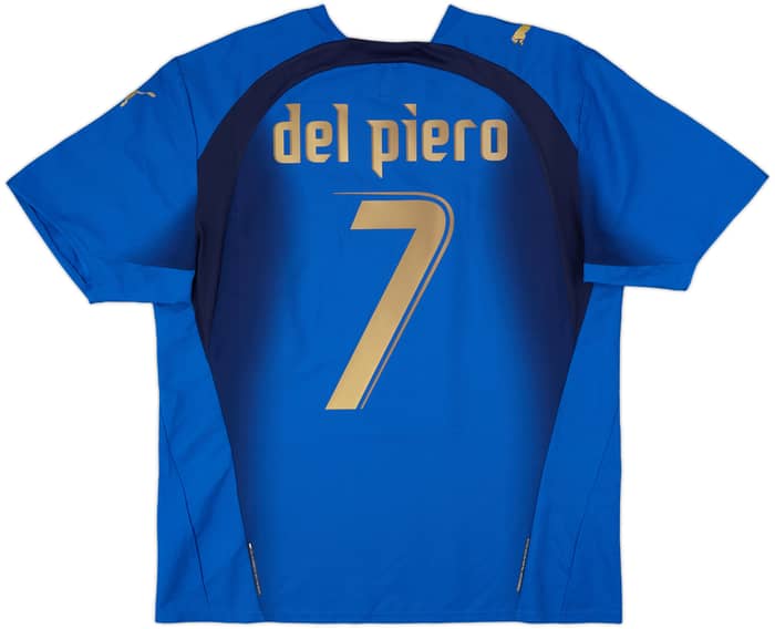 2006 Italy Home Shirt Del Piero #7 - 6/10 - (L)