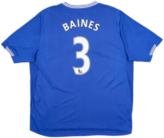 2009-10 Everton Home Shirt Baines #3 - 7/10 - (XL)