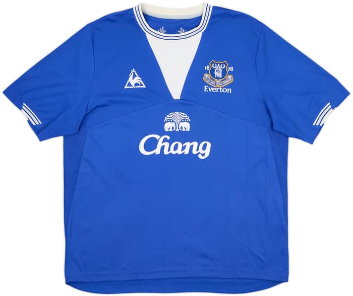 2009-10 Everton Home Shirt Baines #3 - 7/10 - (XL)