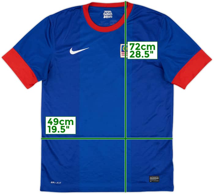 2012 Malaysia Away Shirt - 8/10 - (M)