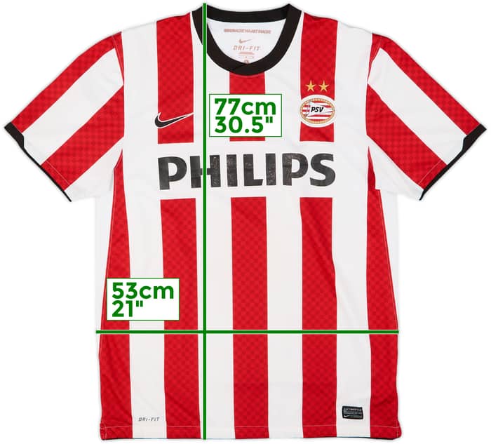 2010-11 PSV Home Shirt - 5/10 - (L)