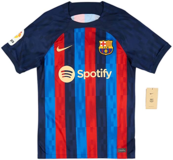 2022-23 Barcelona Home Shirt Lewandowski #9 (S)