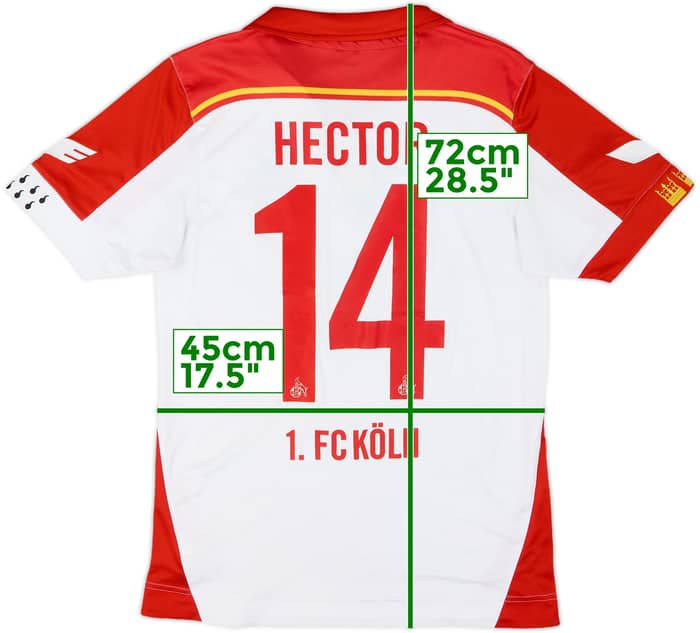 2013-14 FC Koln Carnival Shirt Hector #14 - 8/10 - (M)