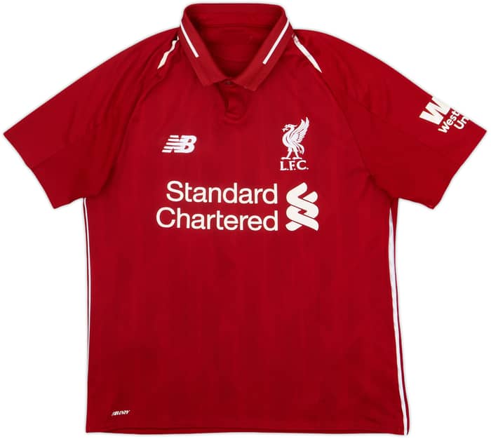 2018-19 Liverpool Home Shirt Virgil #4 - 5/10 - (S)