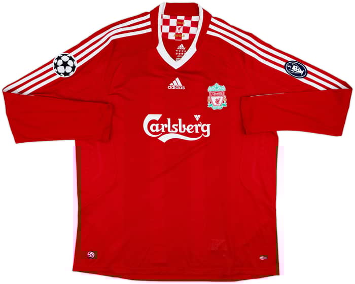 2008-10 Liverpool Home L/S Shirt Torres #9 - 8/10 - (XXL)