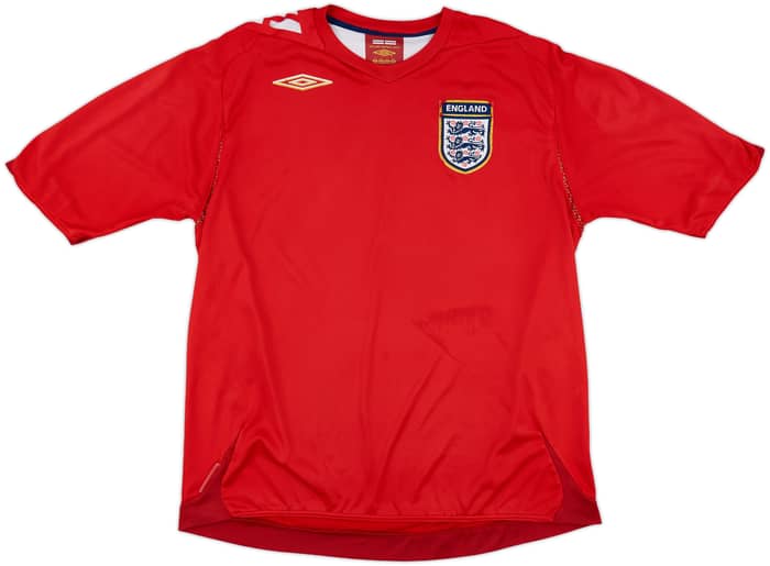 2006-08 England Away Shirt - 4/10 - (XL)