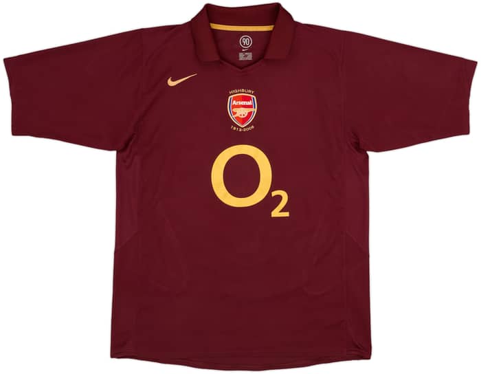 2005-06 Arsenal Home Shirt Bergkamp #10 - 8/10 - (L)