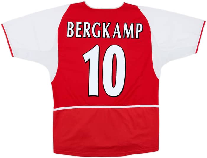 2002-04 Arsenal Home Shirt Bergkamp #10 - 6/10 - (M)