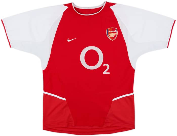 2002-04 Arsenal Home Shirt Bergkamp #10 - 6/10 - (M)