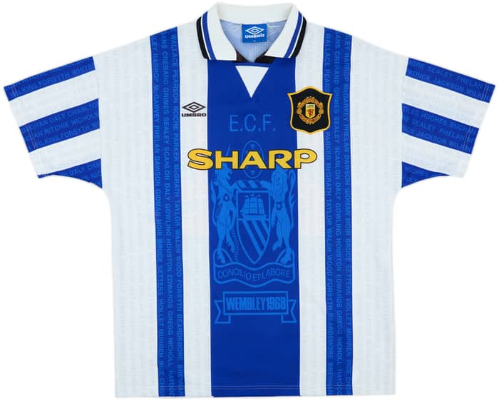 1994-96 Manchester United Third Shirt Beckham #24 - 9/10 - (XL)