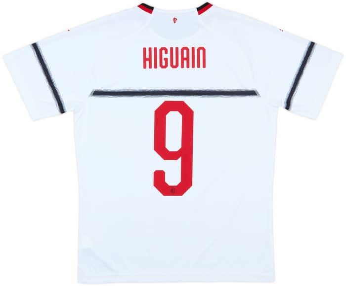 2018-19 AC Milan Away Shirt Higuain #9 - 8/10 - (L)