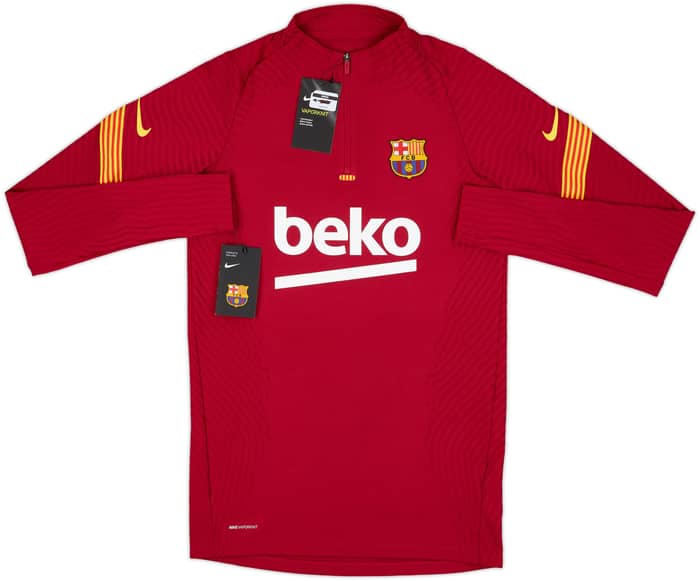2020-21 Barcelona Nike Vaporknit 1/4 Zip Training Top (S)