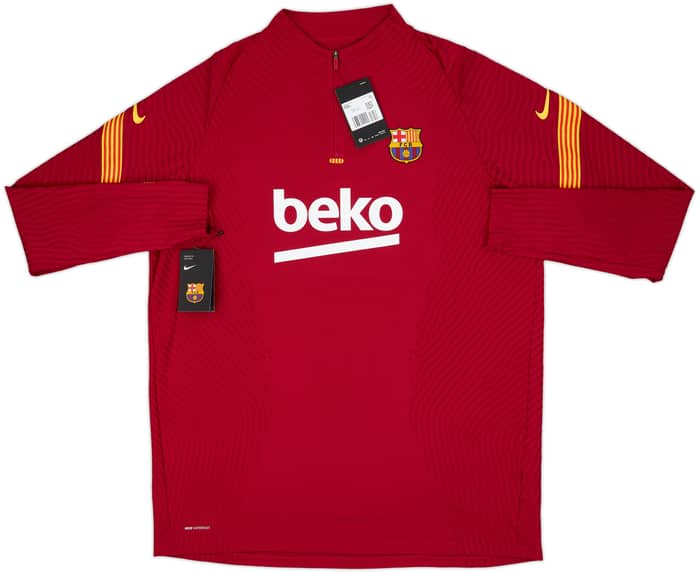 2020-21 Barcelona Nike Vaporknit 1/4 Zip Training Top (XXL)