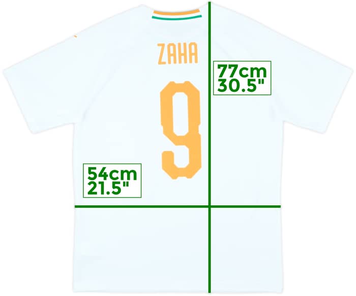 2019 Ivory Coast Away Shirt Zaha #9 (L)