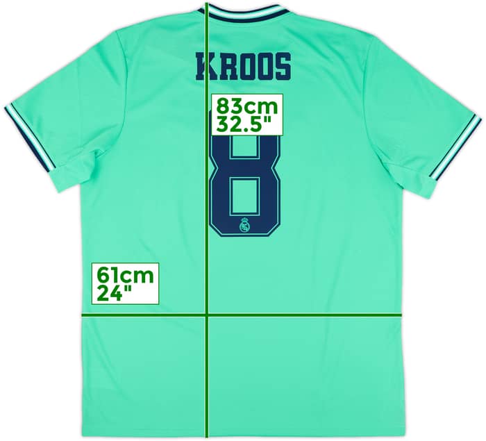 2019-20 Real Madrid Third Shirt Kroos #8 (XL)