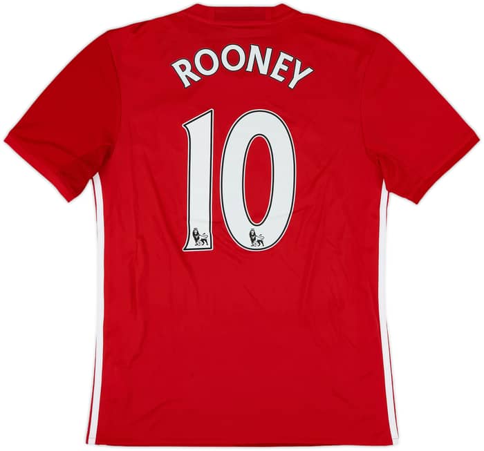 2016-17 Manchester United Home Shirt Rooney #10 (S)