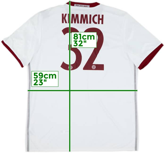 2016-17 Bayern Munich Third Shirt Kimmich #32 (XL)