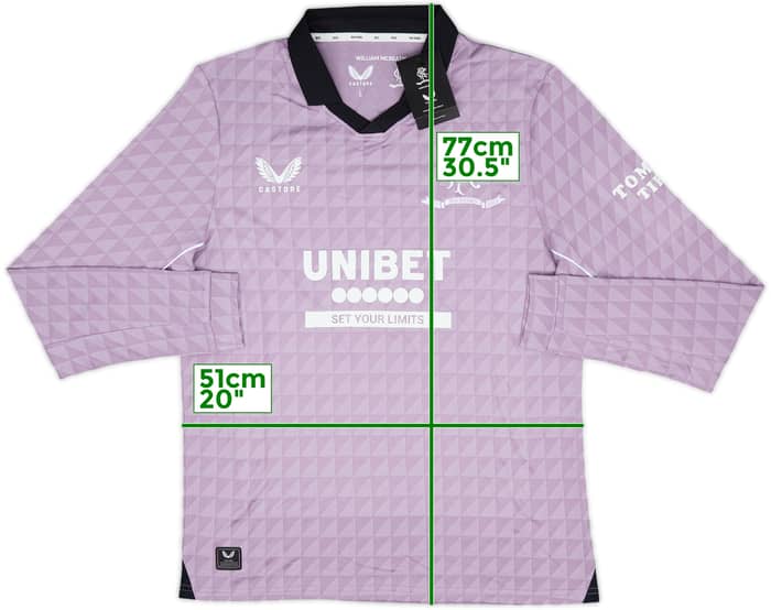 2021-22 Rangers '150 Years Anniversary' Third L/S Shirt (L)