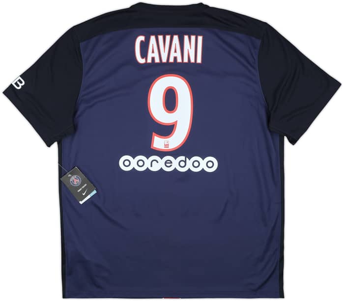2015-16 Paris Saint-Germain Home Shirt Cavani #9 (XL)