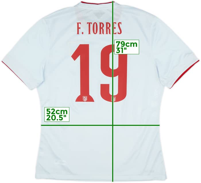 2014-15 Atletico Madrid Away Shirt F.Torres #19 (XL)