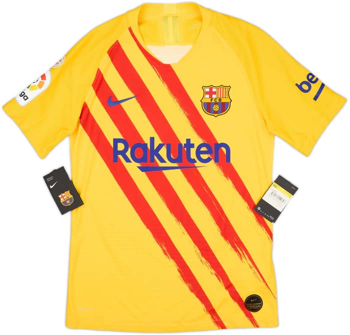 2019-20 Barcelona Authentic 'Senyera' Fourth Shirt Messi #10 (S)