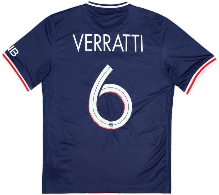 2020-21 Paris Saint-Germain Home Shirt Verratti #6 (M)