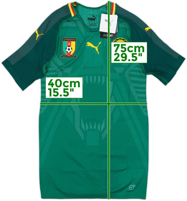 2018-19 Cameroon Authentic Home Shirt (M)