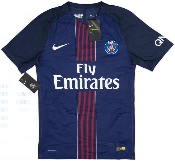 2016-17 Paris Saint-Germain Authentic Home Shirt Ibrahimovic #10 (S)