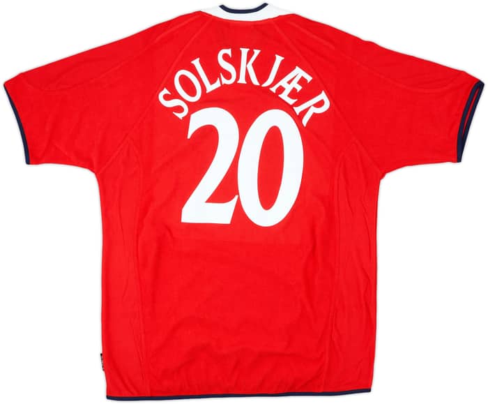 2000-02 Norway Home Shirt Solskjaer #20 (XL)