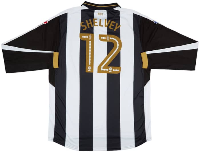 2016-17 Newcastle Home L/S Shirt Shelvey #12 - 10/10 - (XXL)