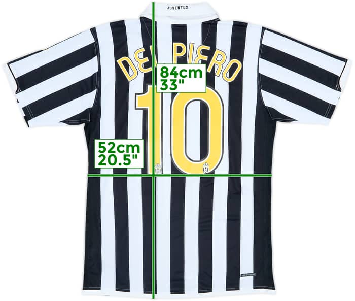 2006-07 Juventus Home Shirt Del Piero #10 (L)