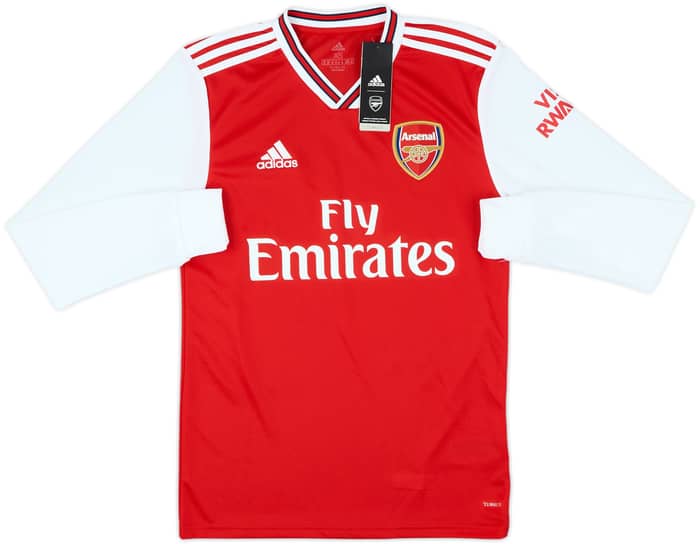 2019-20 Arsenal Home L/S Shirt Saka #77 (XS)