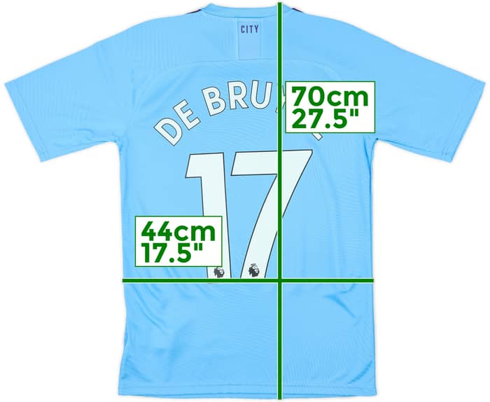 2019-20 Manchester City Authentic Home Shirt De Bruyne #17 (S)