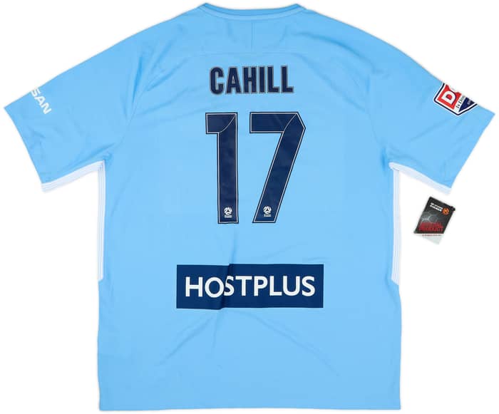 2017-18 Melbourne City Home Shirt Cahill #17 (XL)
