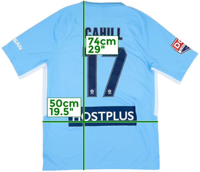 2017-18 Melbourne City Home Shirt Cahill #17 (M)