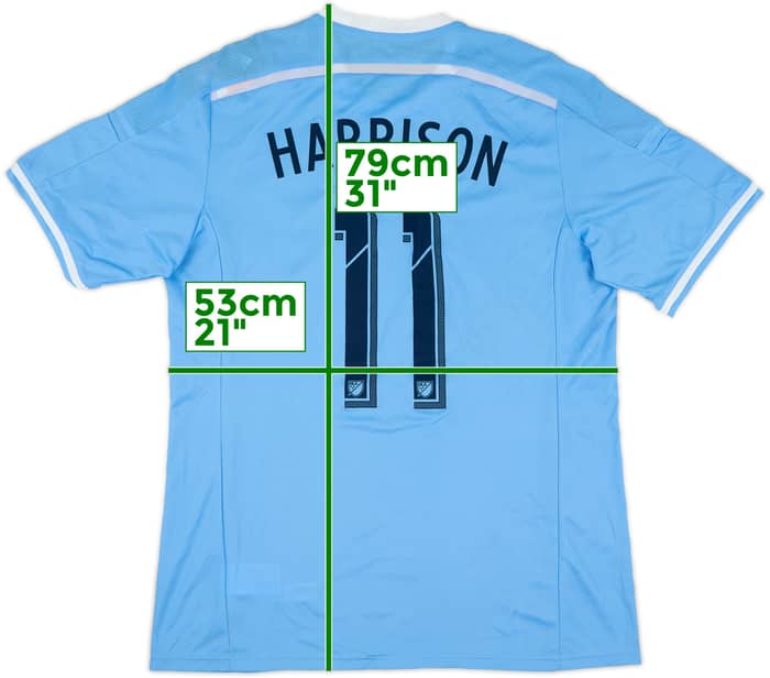 2015-16 New York City Authentic Home Shirt Harrison #11 (XL)