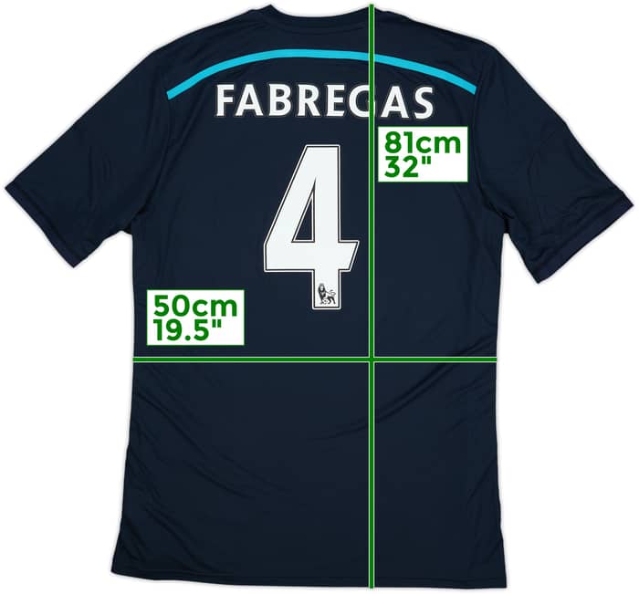 2014-15 Chelsea Player Issue Third Shirt Fabregas #4 (XL)