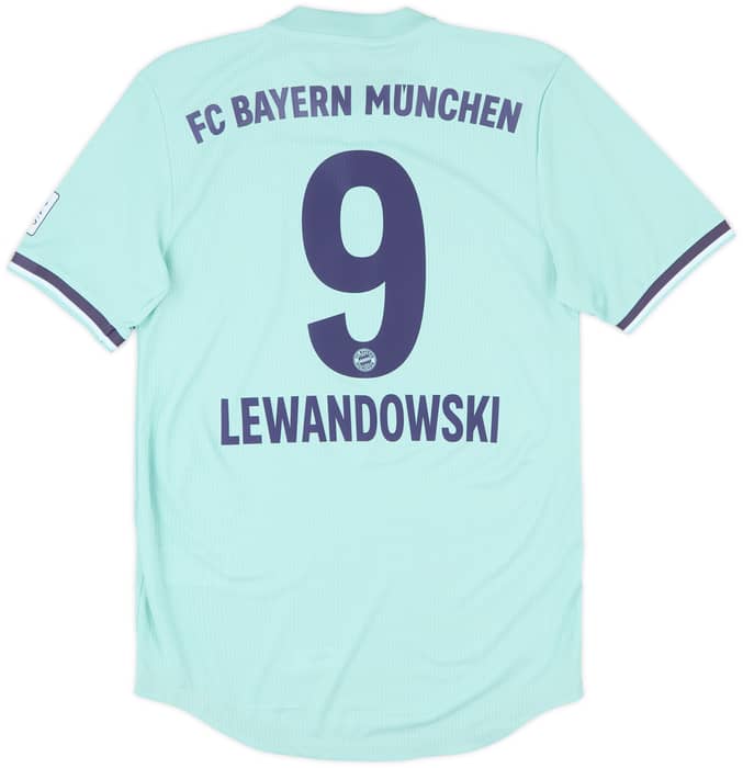 2018-19 Bayern Munich Authentic Away Shirt Lewandowski #9 (S)