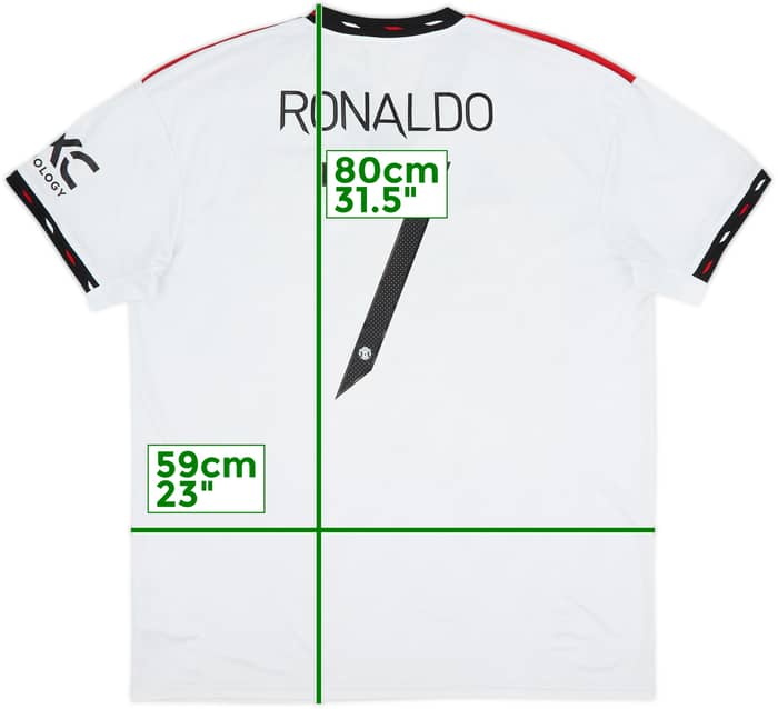 2022-23 Manchester United Camiseta de visitante Ronaldo #7 - 5/10 - (XL)