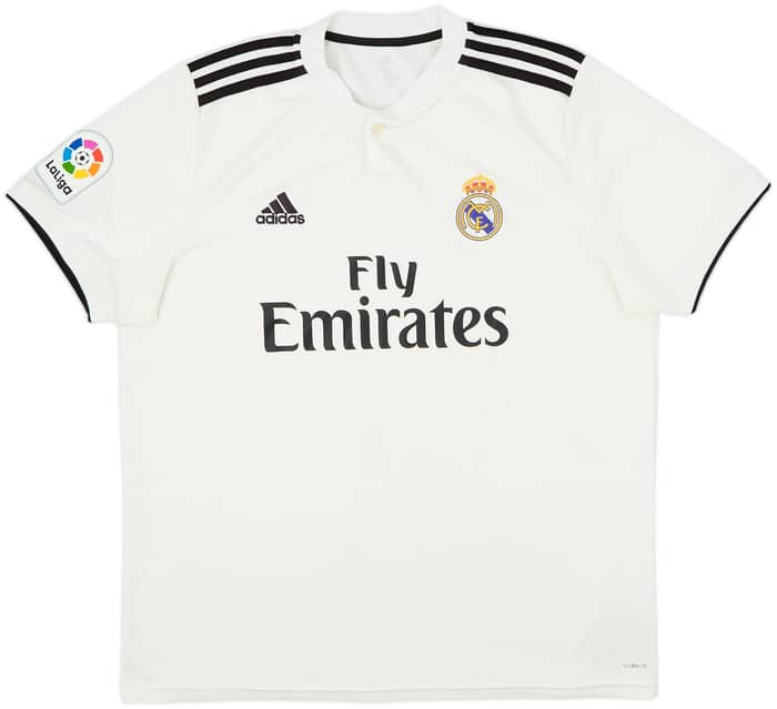 2018-19 Real Madrid Home Shirt - 5/10 - (XL)