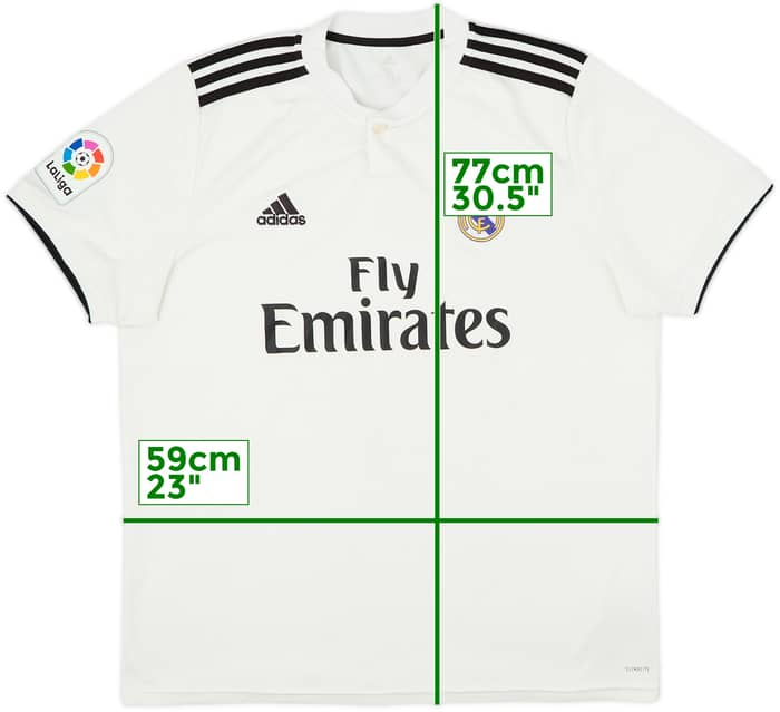 2018-19 Real Madrid Home Shirt - 5/10 - (XL)