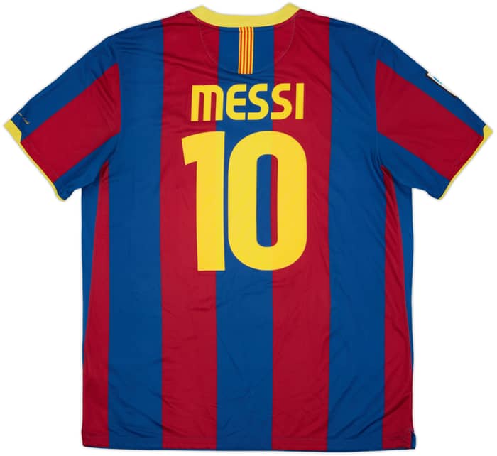 2010-11 Barcelona Home Shirt Messi #10 - 8/10 - (XL)