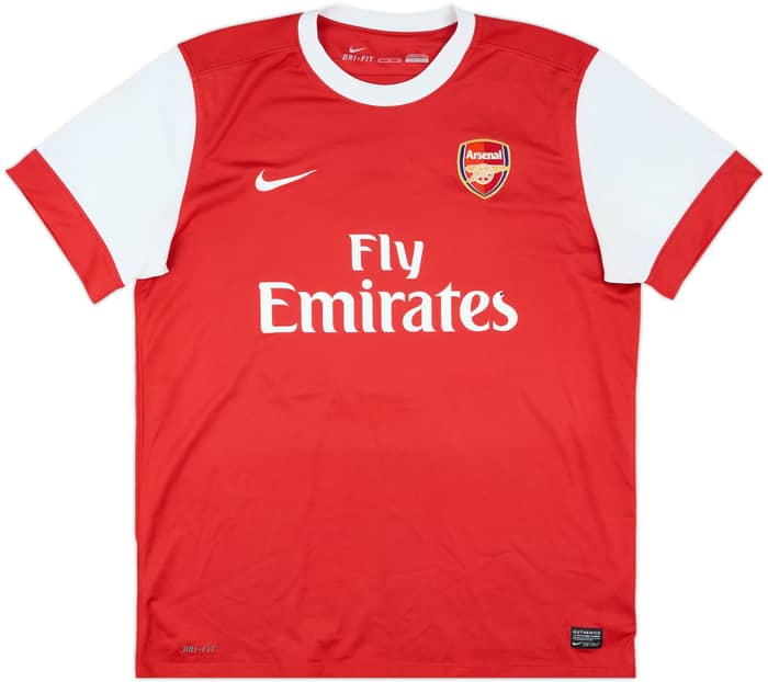 2010-11 Arsenal Home Shirt Sagna #3 - 5/10 - (XL)