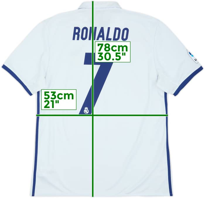 2016-17 Real Madrid Home Shirt Ronaldo #7 - 7/10 - (L)