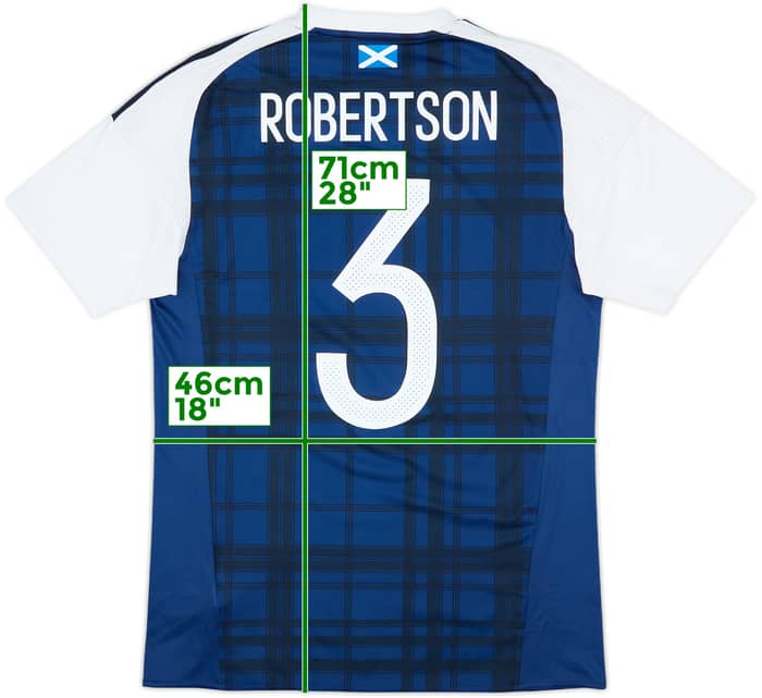 2015-17 Scotland Home Shirt Robertson #3 - 6/10 - (S)