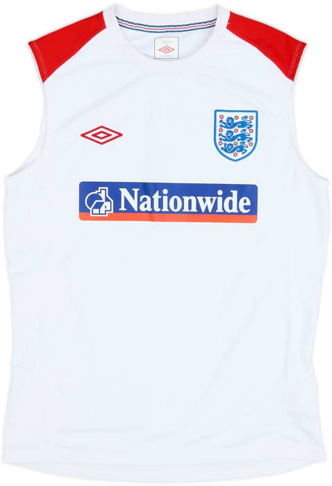 2010-11 England Umbro Training Vest - 8/10 - (L)