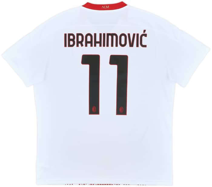 2020-21 AC Milan Away Shirt Ibrahimovic #11 (XL)