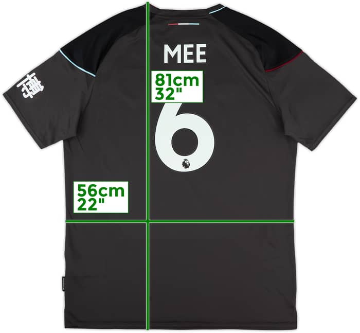 2020-21 Burnley Away Shirt Mee #6 (XL)