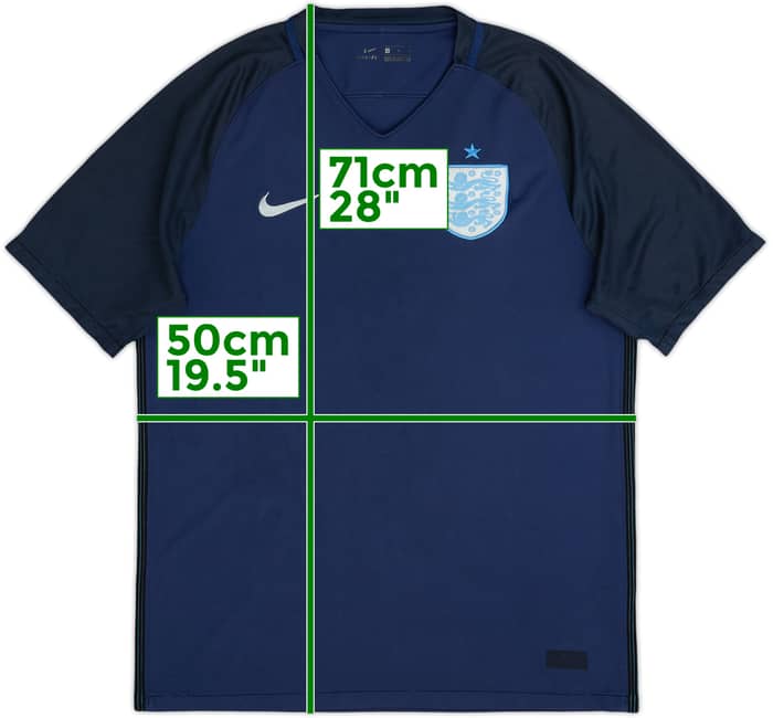 2017 England Away Shirt - 4/10 - (L)
