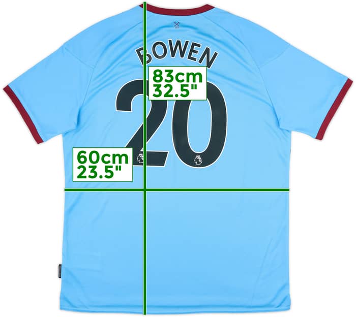 2020-21 West Ham Away Shirt Bowen #20 (XXL)